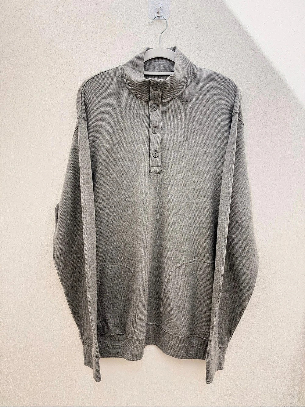 Old Navy Gray Pullover Polo XL Like New